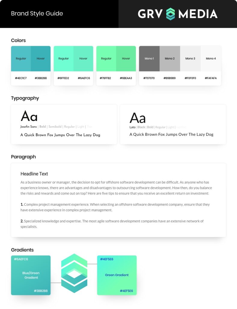 GRV Media - Style Guide
